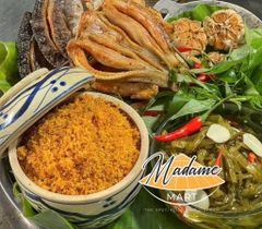 BÁNH TRÁNG CHÀ BÔNG CÁ LÓC TỎI (Hủ 300G)