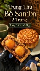 TRUNG THU BÒ SAMBA 2 TRỨNG (cái 220-250gr)
