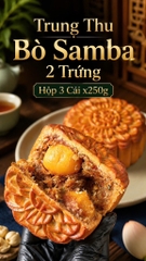 TRUNG THU BÒ SAMBA 2 TRỨNG (cái 220-250gr)