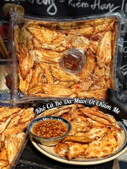 KHÔ CÁ BÒ DA MUỐI ỚT CHẤM ME