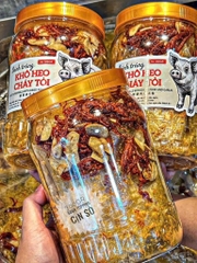 BÁNH TRÁNG KHÔ HEO CHÁY TỎI