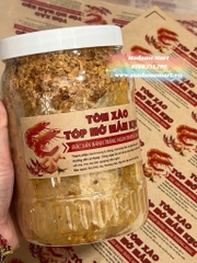TRÁNG TÔM XÀO TÓP MỠ (Hũ 300G)