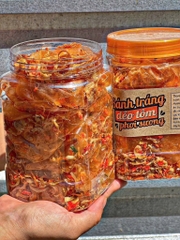 BÁNH TRÁNG DẺO TÔM PHƠI SƯƠNG (Hũ 400G)