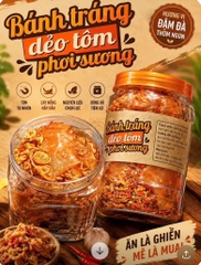 BÁNH TRÁNG DẺO TÔM PHƠI SƯƠNG (Hũ 400G)