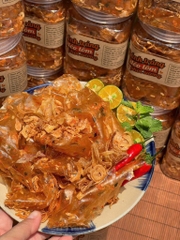 BÁNH TRÁNG DẺO TÔM PHƠI SƯƠNG (Hũ 400G)
