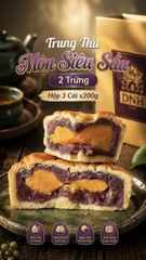 TRUNG THU KHOAI MÔN SIÊU SẦU 2 TRỨNG (cái 200-220gr)