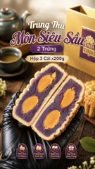 TRUNG THU KHOAI MÔN SIÊU SẦU 2 TRỨNG (cái 200-220gr)