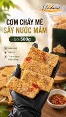 CƠM CHÁY MÈ SẤY NƯỚC MẮM