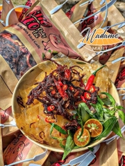 BÁNH TRÁNG KHÔ HEO CHÁY TỎI