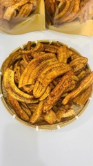 CHUỐI LABA SẤY MÈ GỪNG NÂU (Túi 500G)