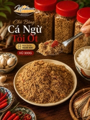 CHÀ BÔNG CÁ NGỪ TỎI ỚT