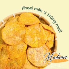 KHOAI MÔN SẤY TRỨNG MUỐI