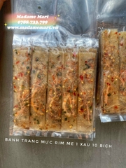 BÁNH TRÁNG DẺO KHÔ MỰC RIM ME (Xâu 10 bịch)
