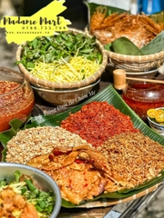 BÁNH TRÁNG ĐUỐI BƠ CHẤM ME