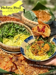 BÁNH TRÁNG ĐUỐI BƠ CHẤM ME