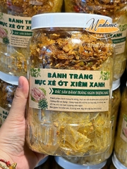 BÁNH TRÁNG MỰC XÉ ỚT XIÊM XANH (Hũ 350G)