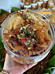 BÁNH TRÁNG MỰC XÉ ỚT XIÊM XANH (Hũ 350G)