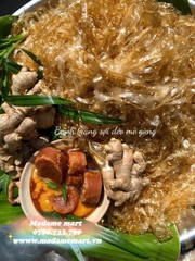 BÁNH TRÁNG DẺO SỢI MÈ GỪNG (TÚI 500G)