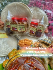 SET BÁNH TRÁNG SỐT ME CAY (Set 500G)