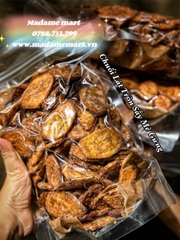 CHUỐI LÁT TRÒN SẤY MÈ GỪNG (Gói 500G)