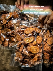 CHUỐI LÁT TRÒN SẤY MÈ GỪNG (Gói 500G)