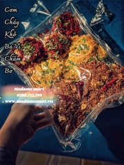 CƠM CHÁY NẾP KHÔ 3 VỊ CHẤM BƠ (SET)
