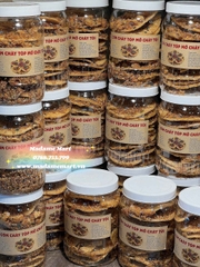 CƠM CHÁY TÓP MỠ HÀNH PHI MUỐI TÔM (Hũ 500G)