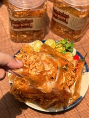 BÁNH TRÁNG DẺO TÔM PHƠI SƯƠNG (Hũ 400G)