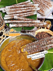 SET BÁNH TRÁNG TÔM CHÁY MUỐI BÉO