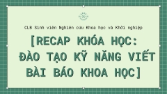 [SREC] TỔNG QUAN LỚP KỸ NĂNG VIẾT 