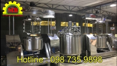 Hệ thống khuấy trộn gia nhiệt thực phẩm, mỹ phẩm, sơn, hóa chất