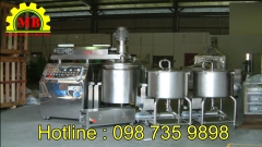 Hệ thống khuấy trộn gia nhiệt thực phẩm, mỹ phẩm, sơn, hóa chất