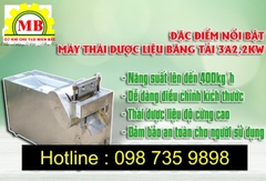 Máy thái thuốc - thảo dược