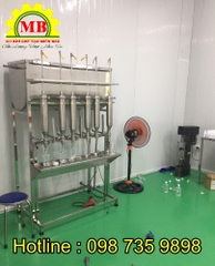 Máy chiết rót 6  vòi bán tự động