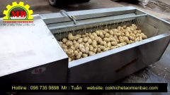 Máy gọt rửa khoai tây tự động