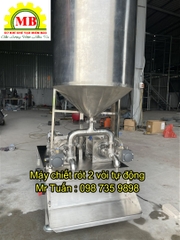 Máy chiết rót 2 vòi bán tự động