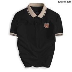 ao-polo-phoi-den-black-ube-bear-nam-nu-co-be-vai-xin-unisex-tre-trung-thanh-lich