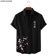 ao-so-mi-ngan-tay-cherry-blossom-in-hinh-cao-cap-chuan-form-phong-cach-tre-trung