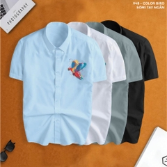 ao-so-mi-tay-ngan-color-bird-v48-cao-cap-menwear-phong-do-lich-lam