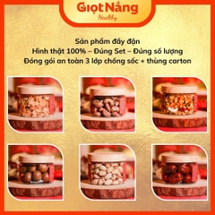 Hộp Quà Tết 2026 Hộp Gỗ Cao Cấp - Quà Biếu Sang Trọng từ Nông Sản Giọt Nắng