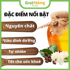 Mật Ong Nguyên Chất Hoa Cà Phê Đắk Lắk Tốt Cho Sức Khỏe Sạch Lành từ Nông Sản Giọt Nắng