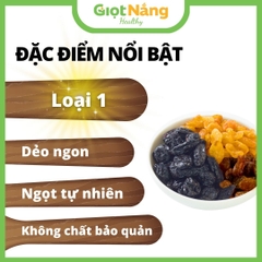 Nho Sấy Dẻo Mix 3 Màu Dinh Dưỡng Sạch Lành từ Nông Sản Giọt Nắng