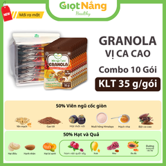 Granola Không Chiên Vẫn Ngon Vị Ca Cao