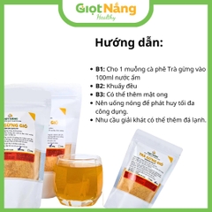 Trà Gừng Gió Gừng Rừng Tây Nguyên Từ Nông Sản Giọt Nắng