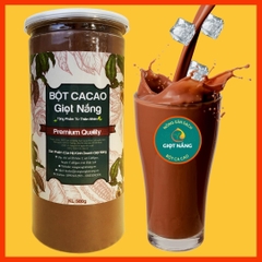 Bột cacao nguyên chất, nguyên liệu làm bánh cacao giảm cân từ Nông Sản GIỌT NẮNG 500 gram