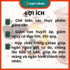 Bột cacao nguyên chất, nguyên liệu làm bánh cacao giảm cân từ Nông Sản GIỌT NẮNG 500 gram