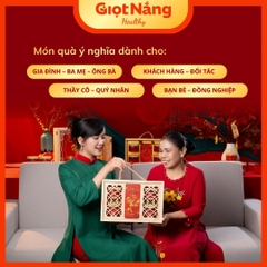 Hộp Quà Tết 2026 Hộp Gỗ Cao Cấp - Quà Biếu Sang Trọng từ Nông Sản Giọt Nắng