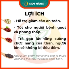 Trà gạo lứt thảo mộc thanh lọc cơ thể