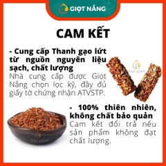 Thanh gạo lứt ngũ cốc mix hạt rong biển giảm cân ăn kiêng thêm hạt macca nhiều dinh dưỡng từ NÔNG SẢN GIỌT NẮNG