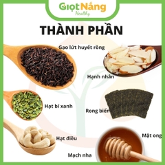 Bánh Rong Biển Kẹp Hạt Từ Nông Sản Giọt Nắng